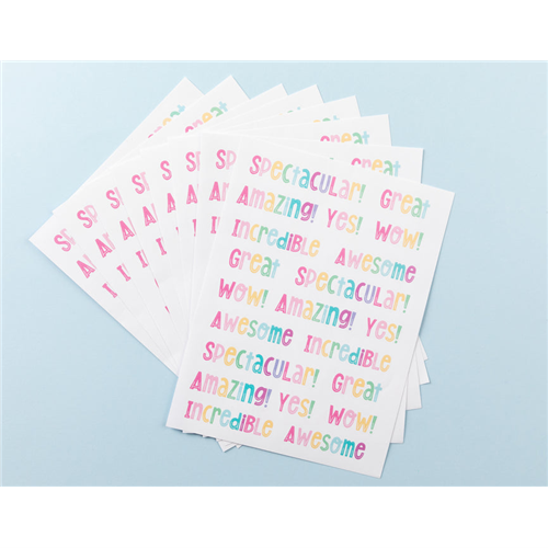 Rainbow Shoutouts Merit Sticker Book 1